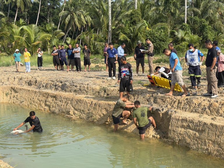 ชป.สส.สภ.ไม้แก่น ปฏิบัติหน้าที่ว.4 ร่วม ร้อยเวร 20,30 ตรวจที่เกิดเหตุคนจมน้ำเสียชีวิต